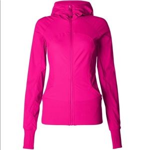 Pink Lululemon in flux jacket reversible